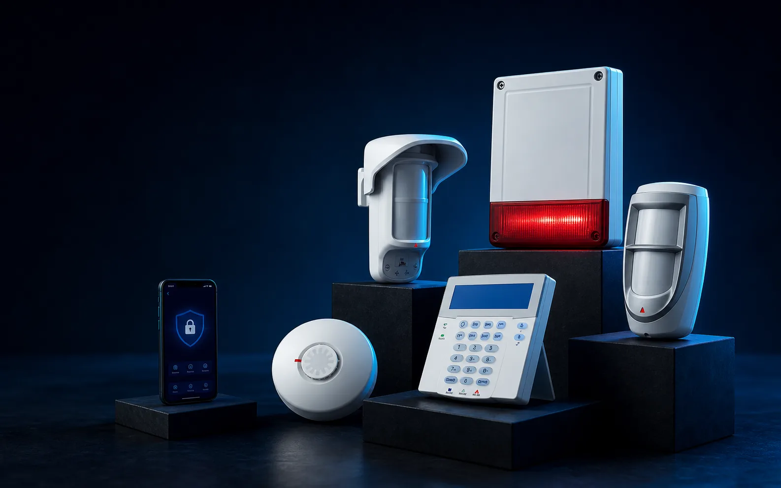 Cinematic connected security hardware ecosystem
