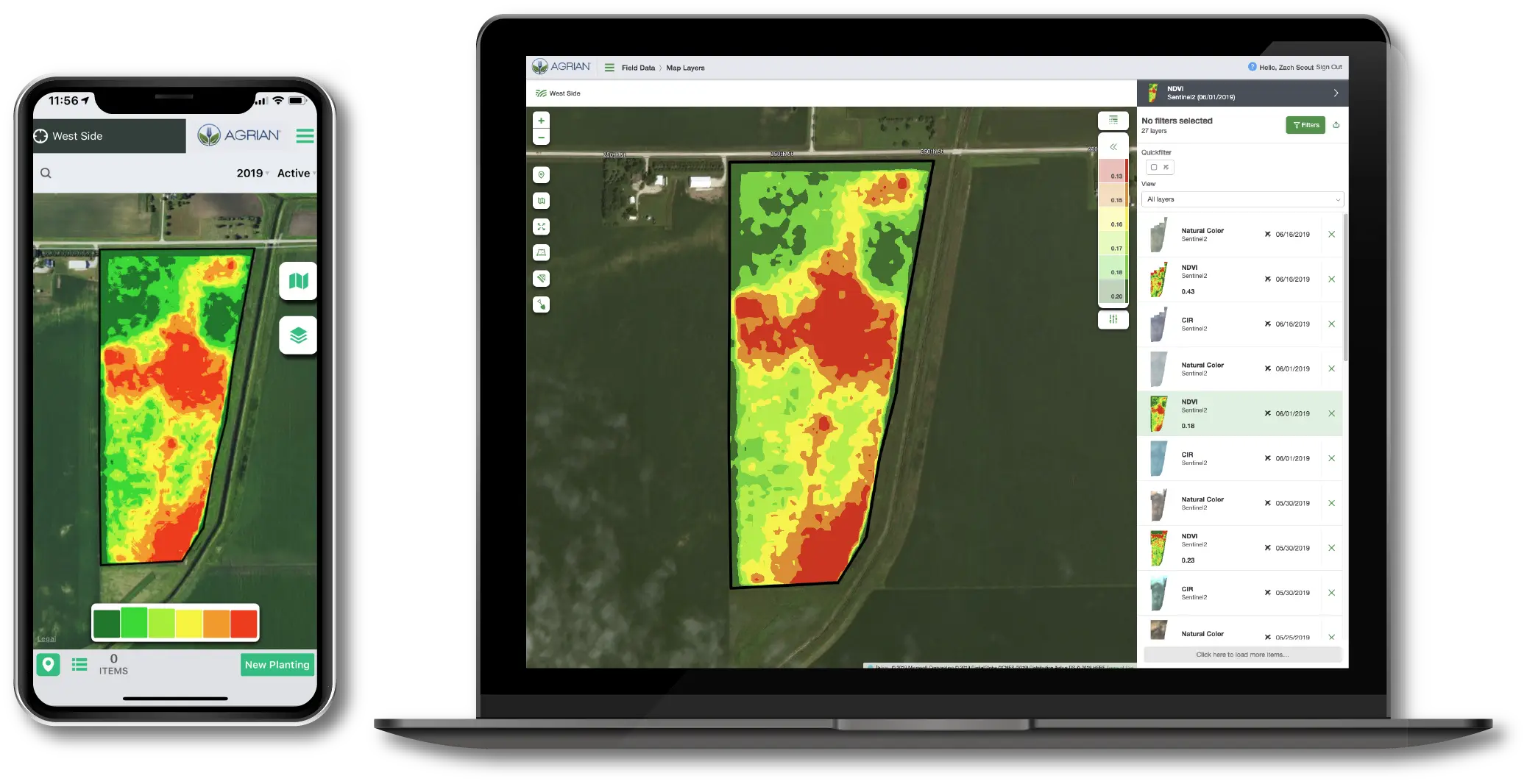 Agrian Platform Interface Overview