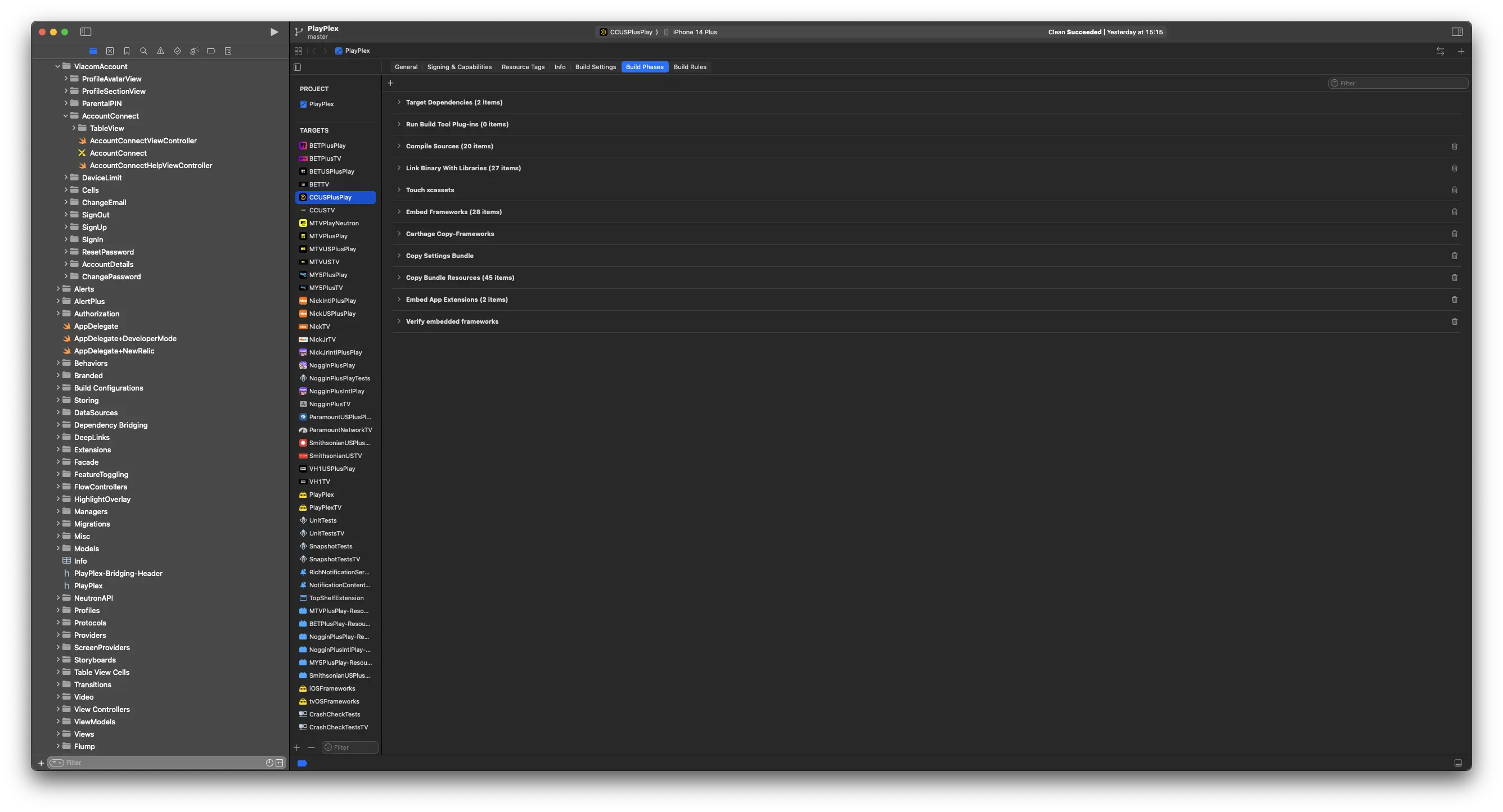 Comedy Central Xcode Project
